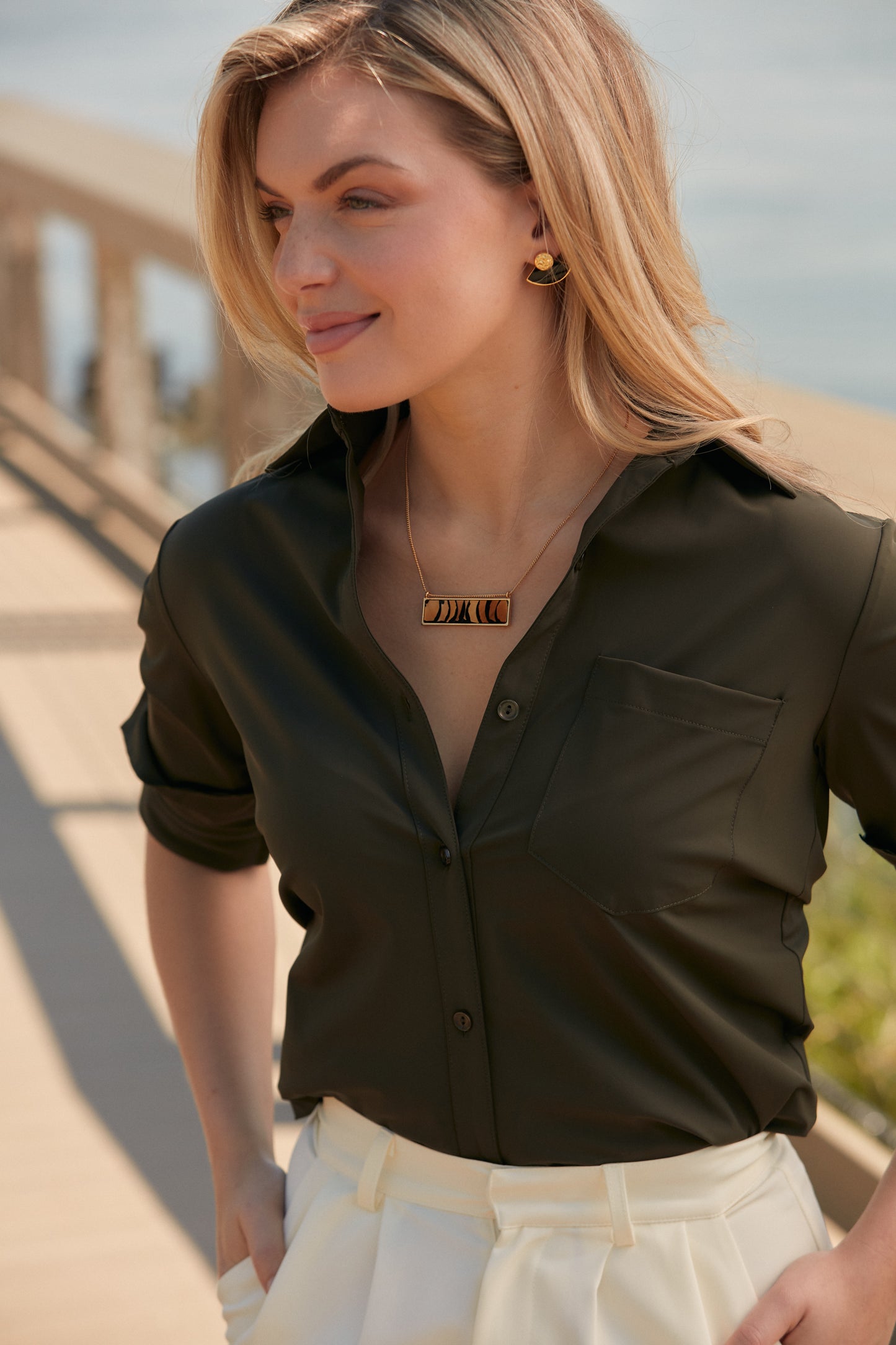 Michelson Bar Necklace