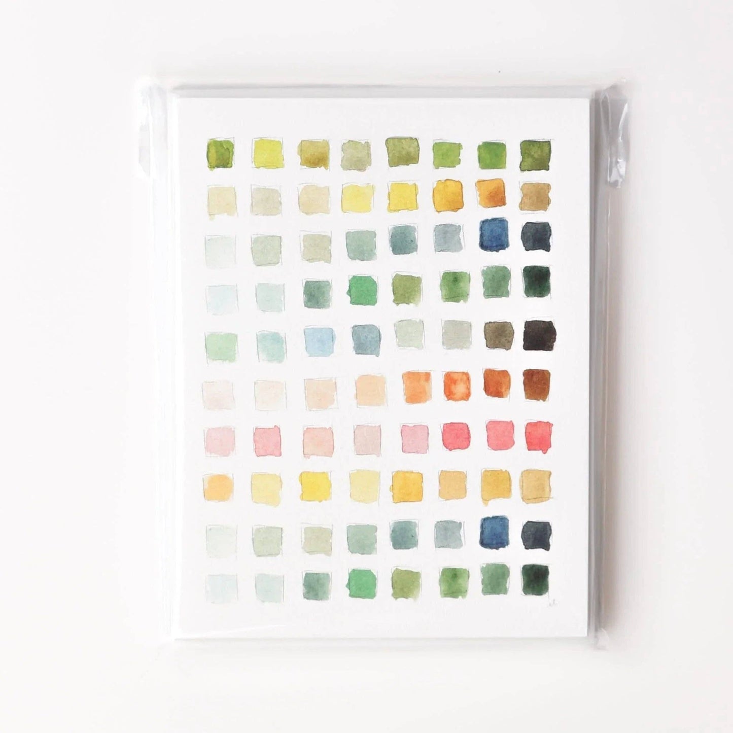 Paint swatch notecard: Set of 8