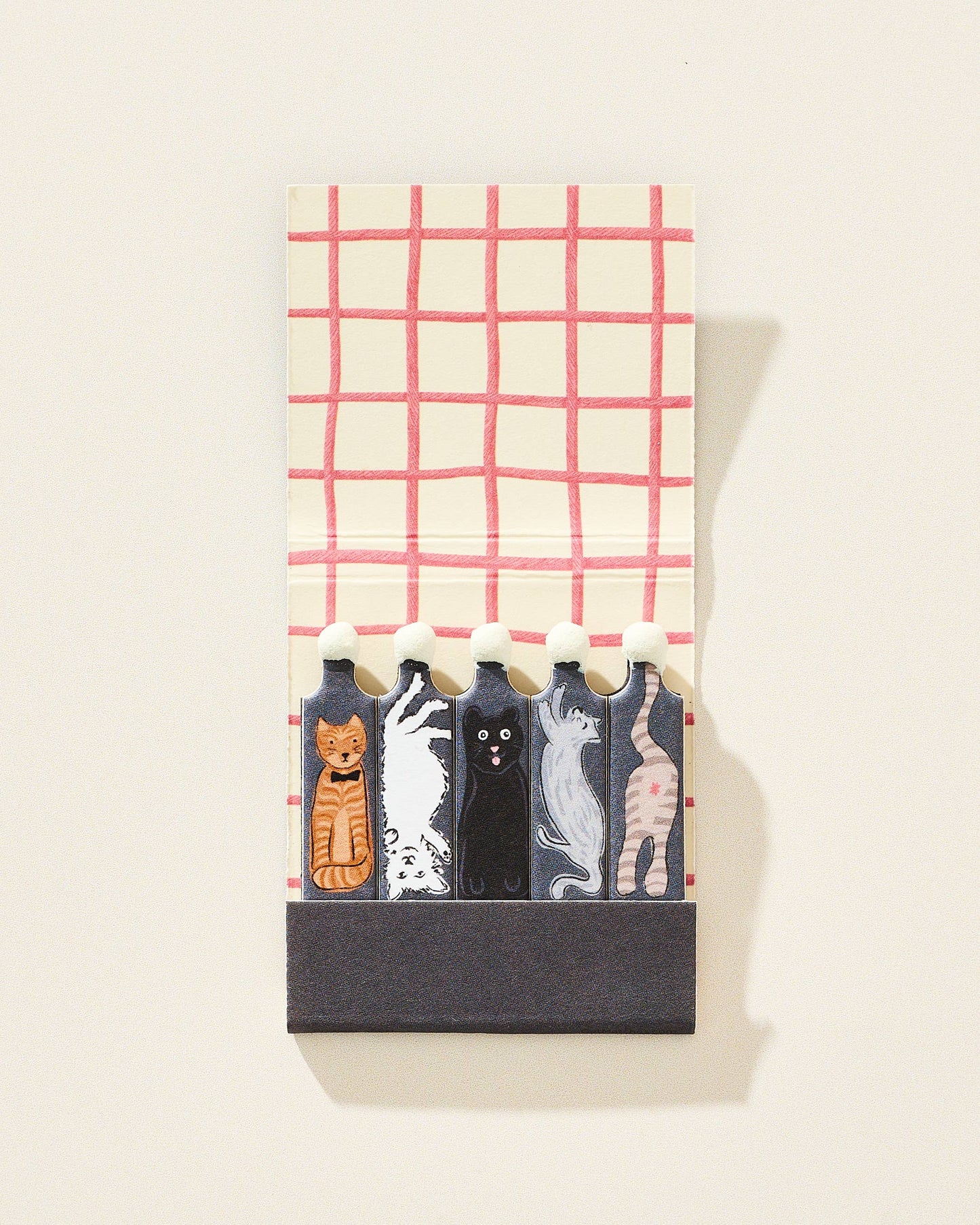 Cats Printed Stem Matchbook