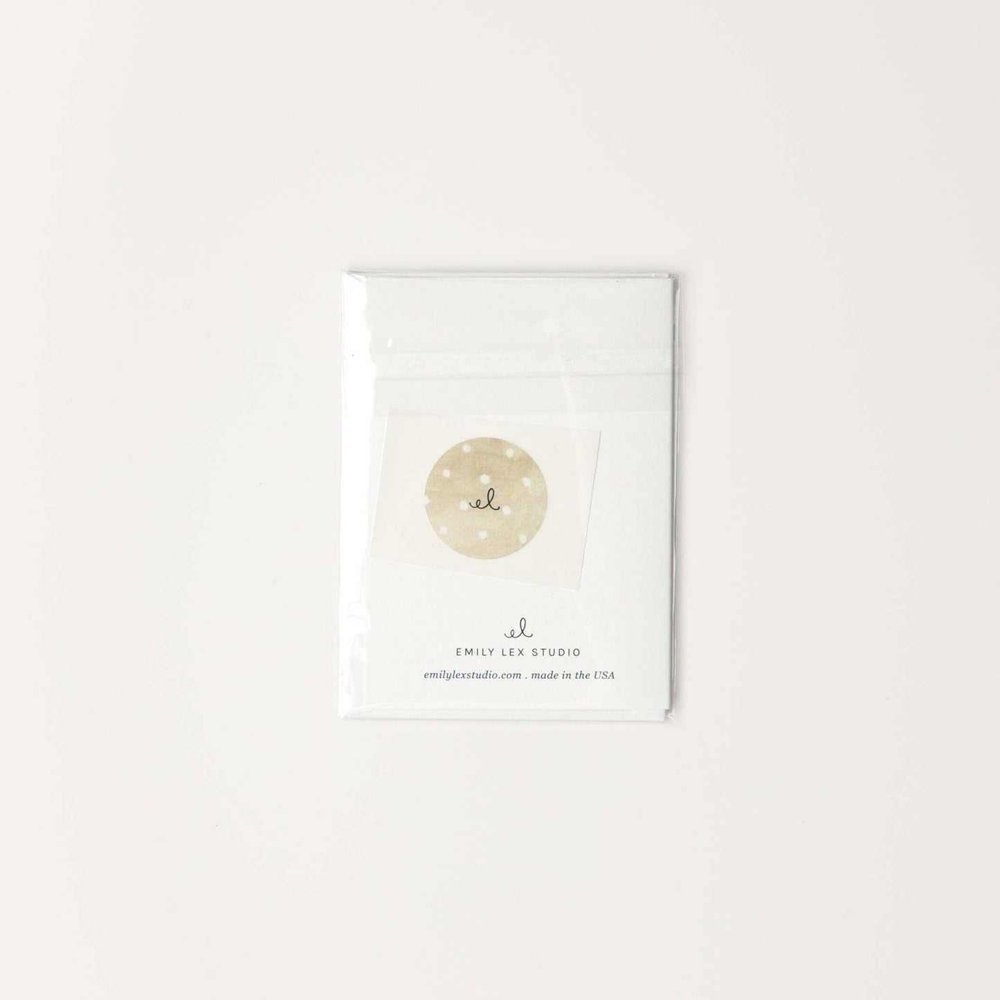 Dot mug mini notecard