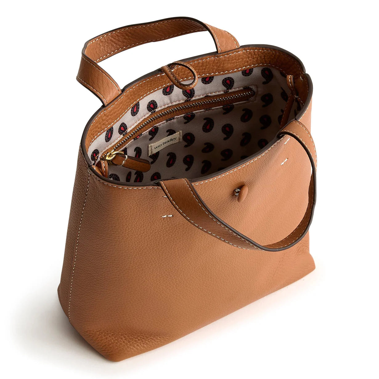 Mini Original Tote Bag-Roasted Pecan in Leather