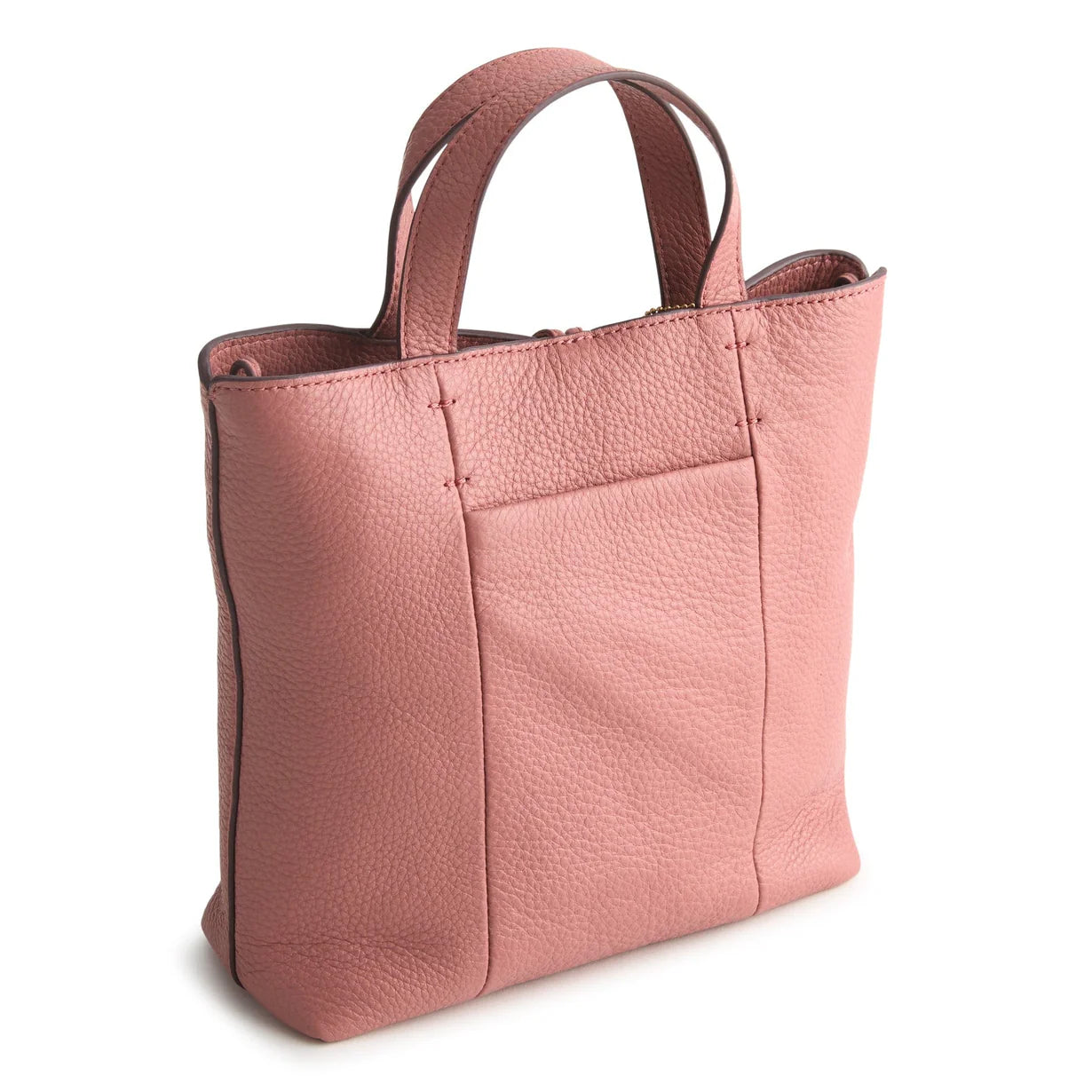 Mini Original Tote Bag- Withered rose in Leather