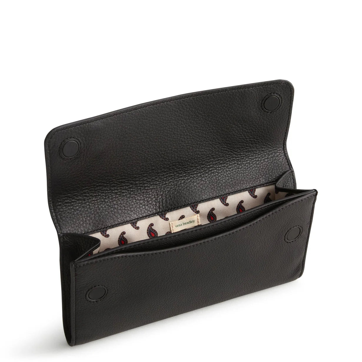 Verbena Clutch- Moonless Night in Leather