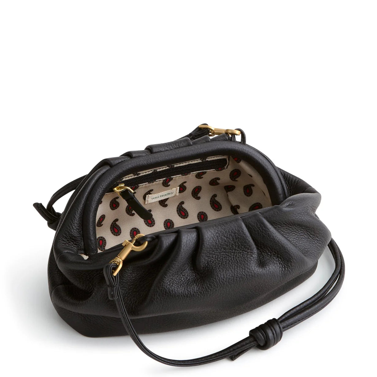 Small Taber Crossbody: Moonless Night in Leather