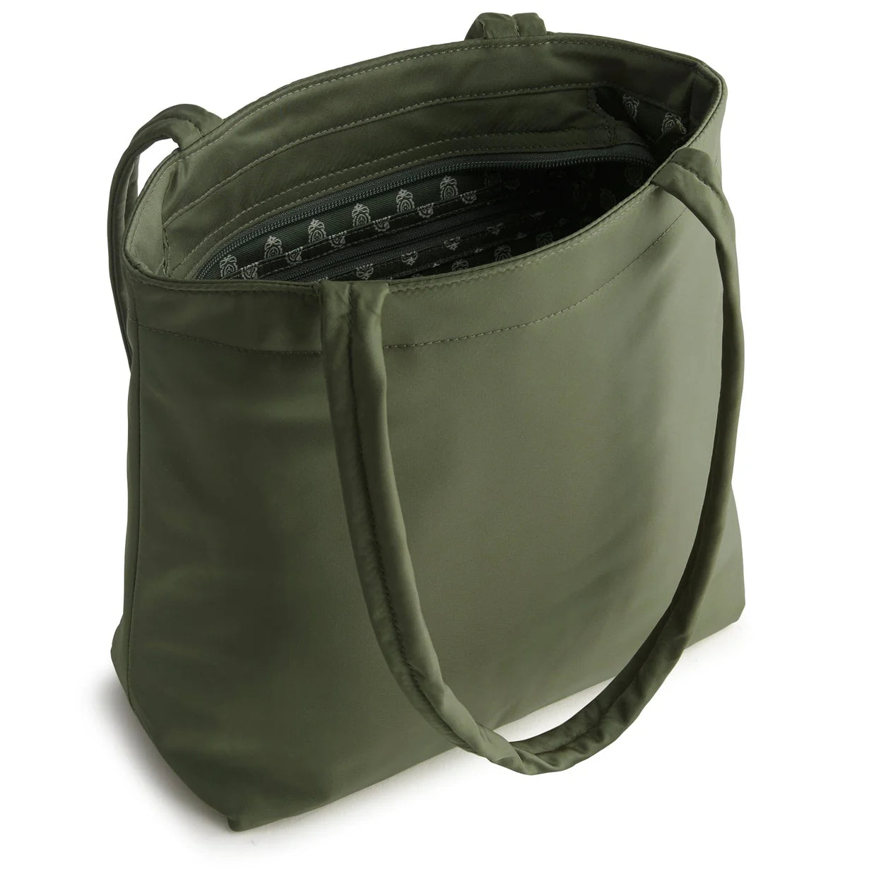 Original Zip Tote Bag- Bronze Green in Nylon