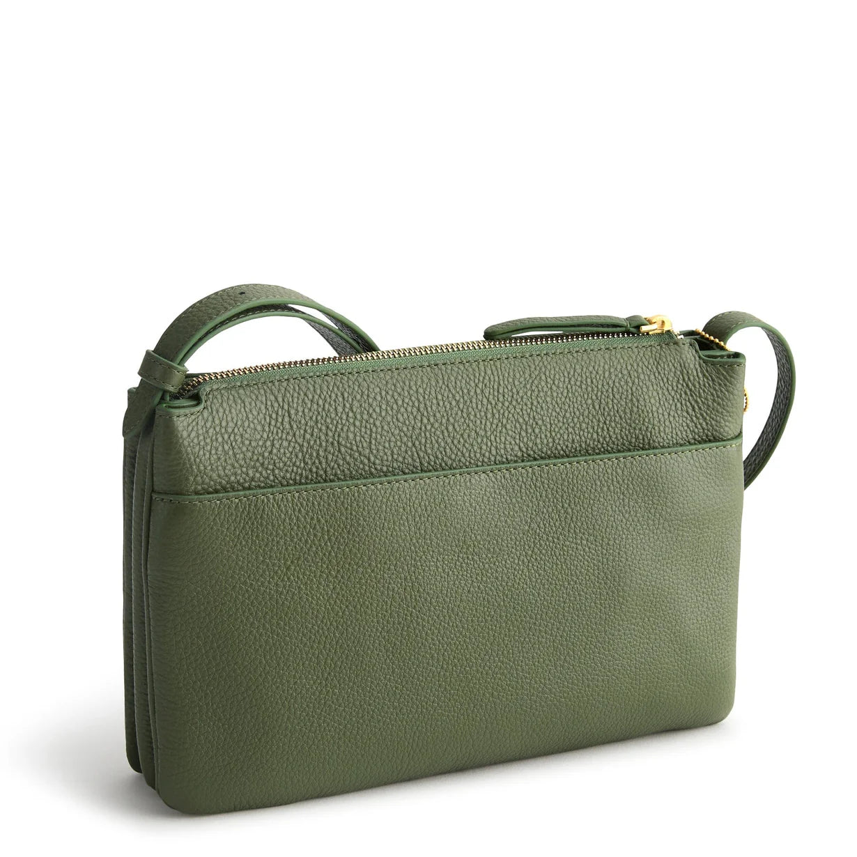 Foxbury Crossbody- Bronze Green in Leather