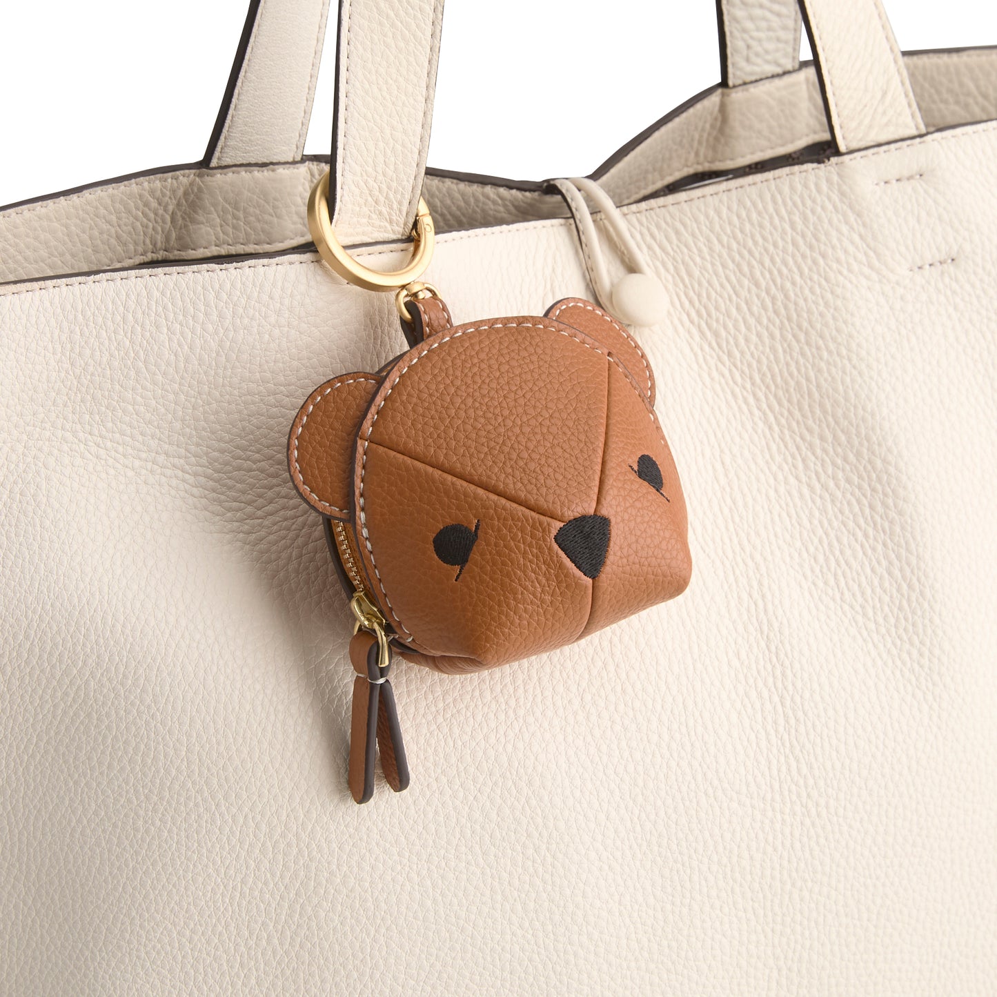 Classic Mini Bear Bag Charm : Roasted Pecan