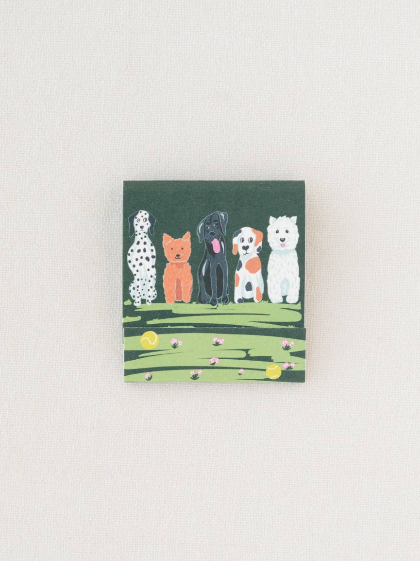 Puppy Pals Printed 10 Stem Matchbook