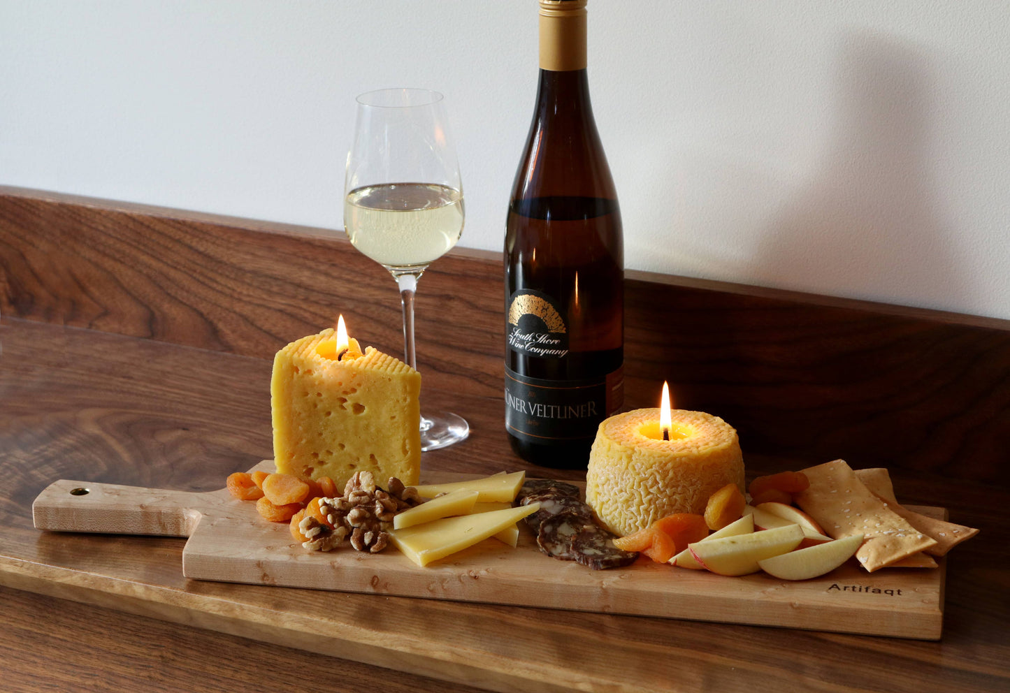 Blow Horn Cheese Beeswax Candle