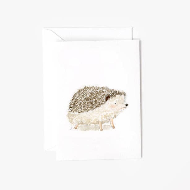 Hedgehog mini notecard