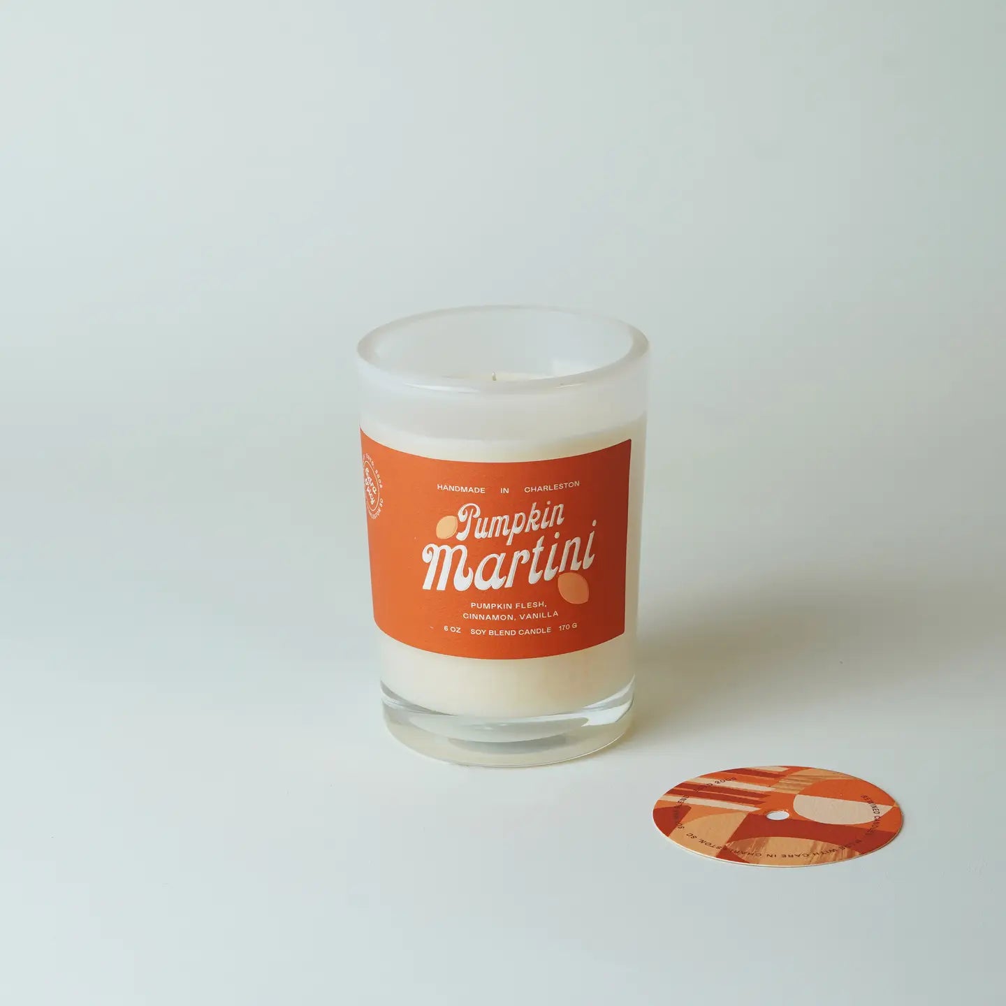 Pumpkin Martini Candle 6 oz