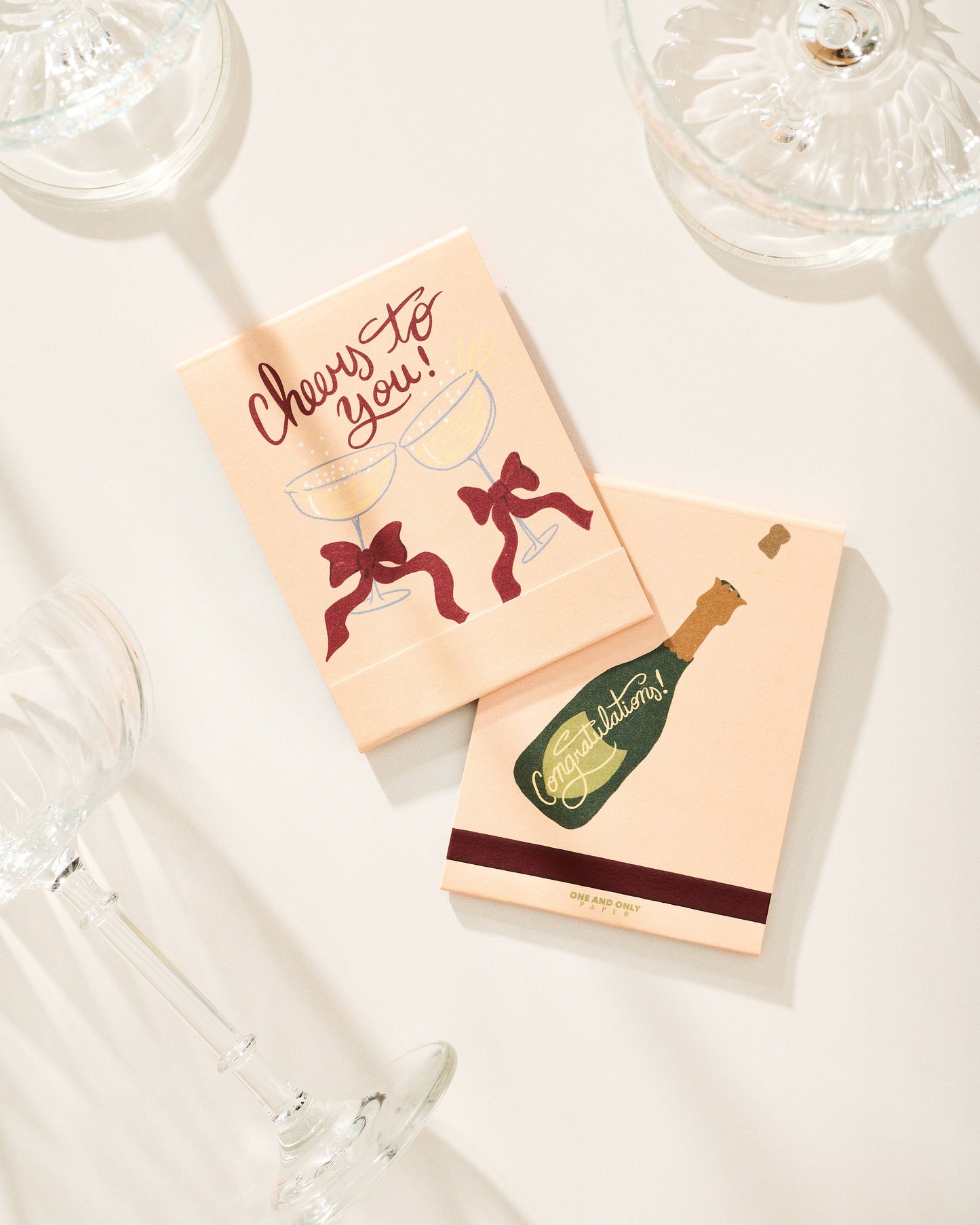 Cheers To You Card Matchbook