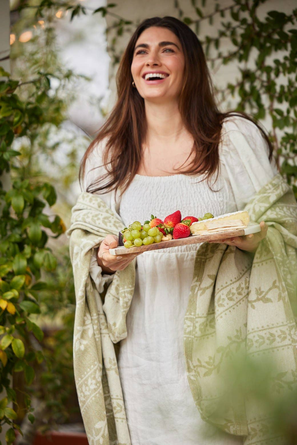 The Lightweight Blanket - Springtime Stripe: Lightweight