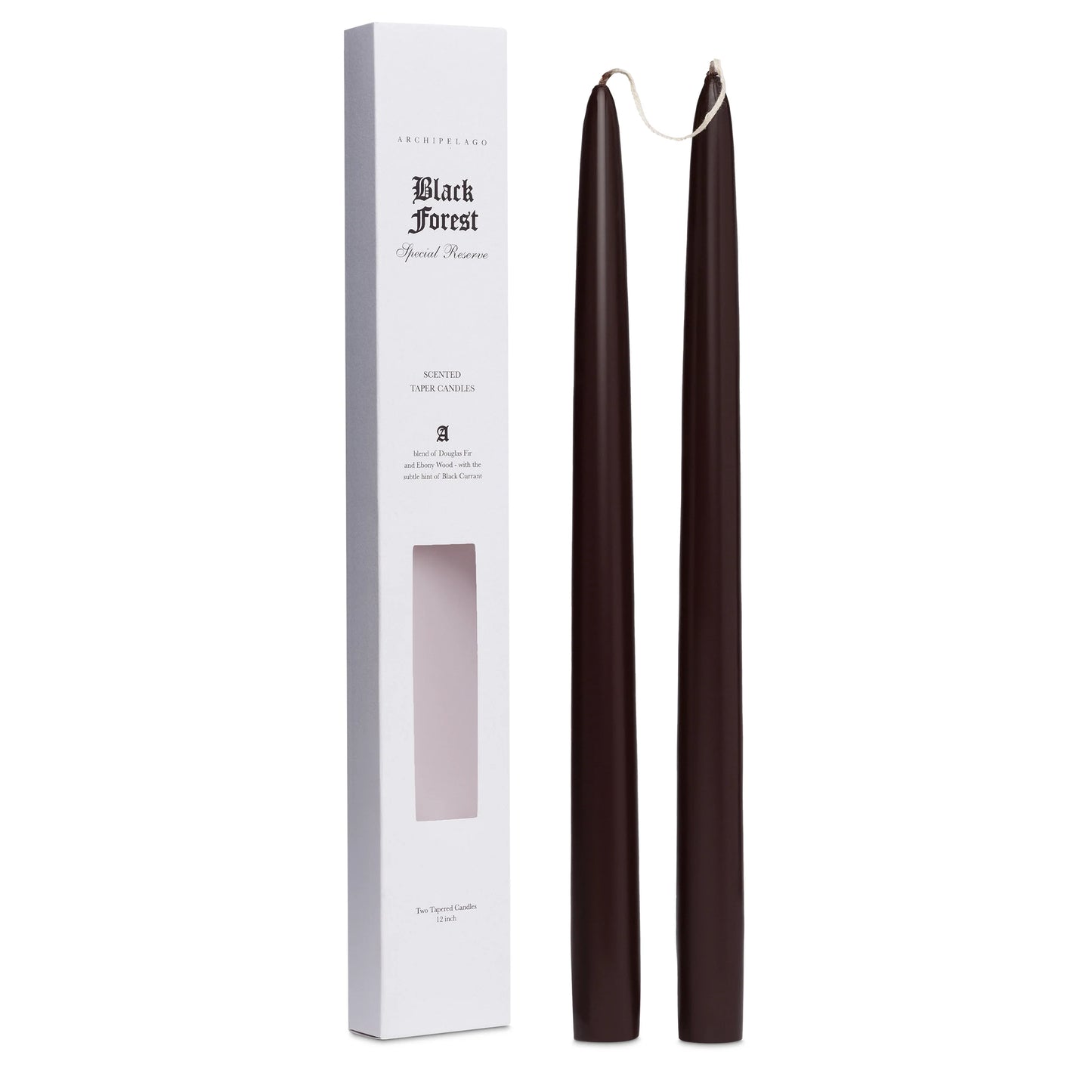 Black Forest Tapered Candle Set