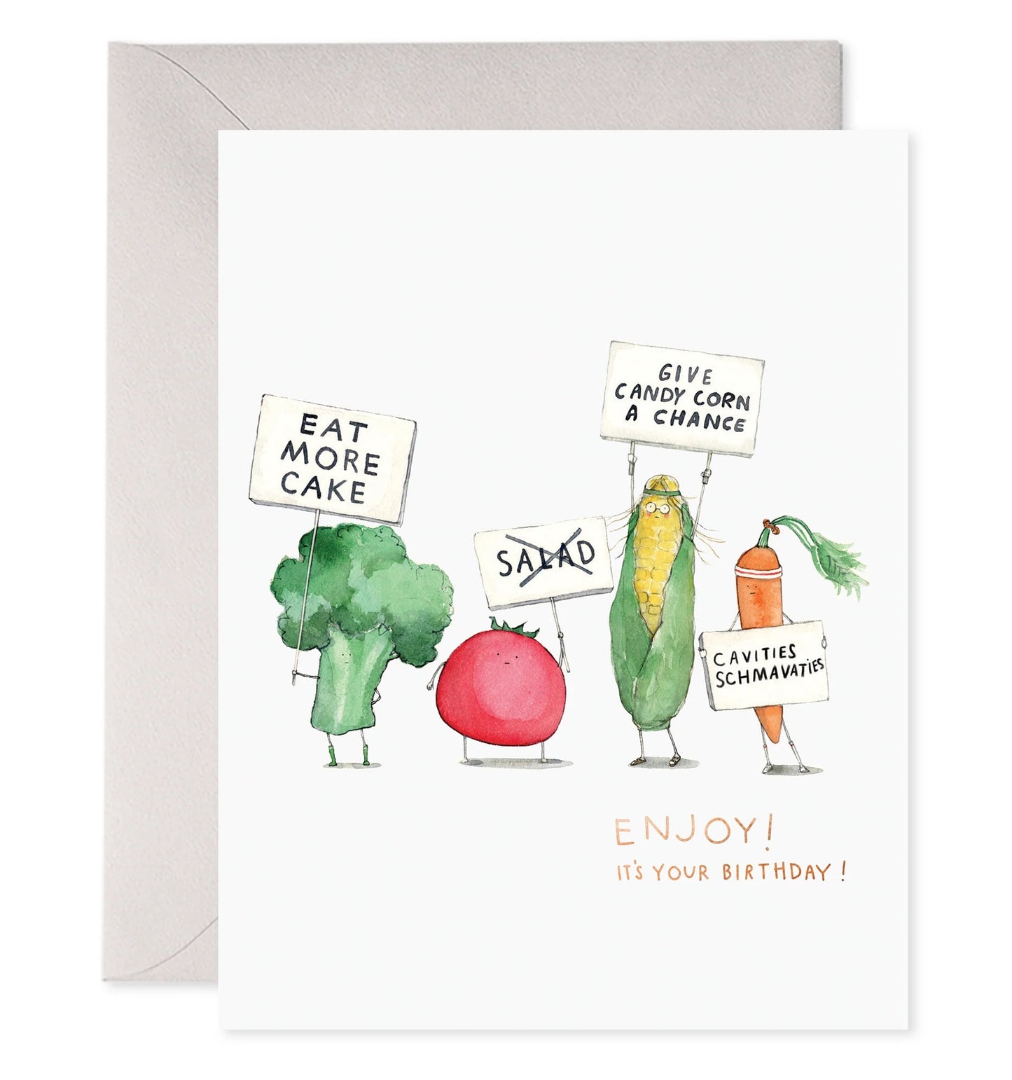 Veggie Strike Card