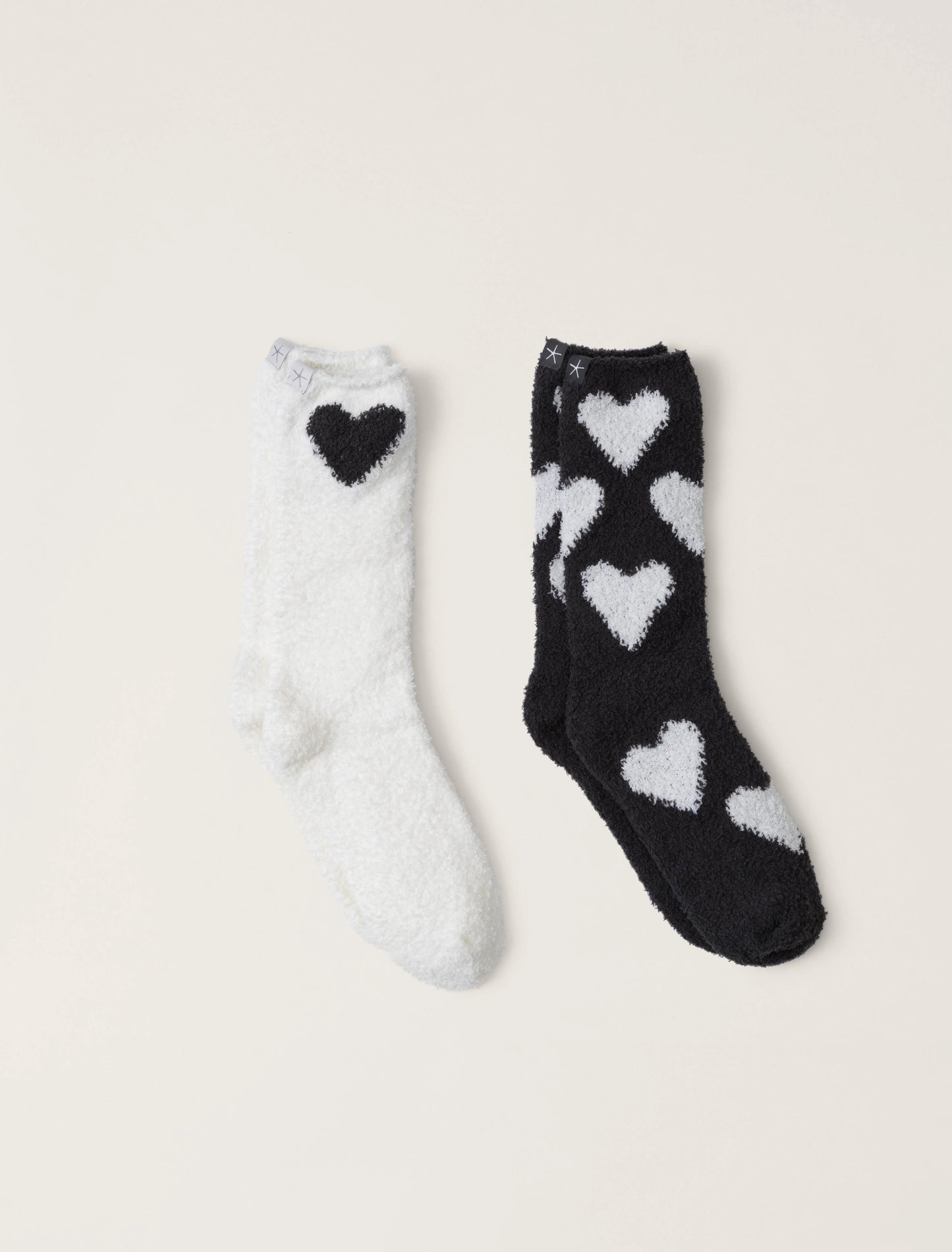 CozyChic® Heart Print Sock Set