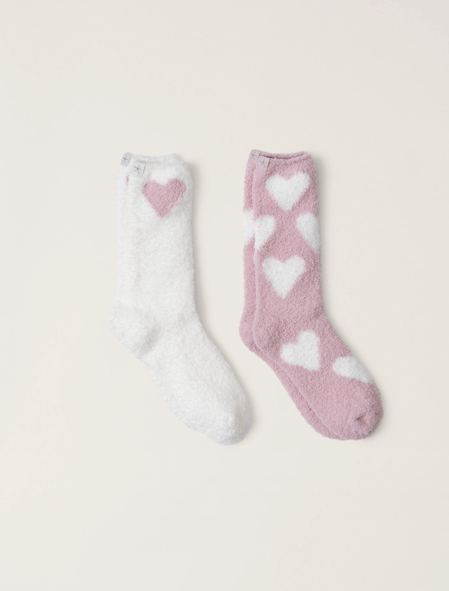 CozyChic® Heart Print Sock Set