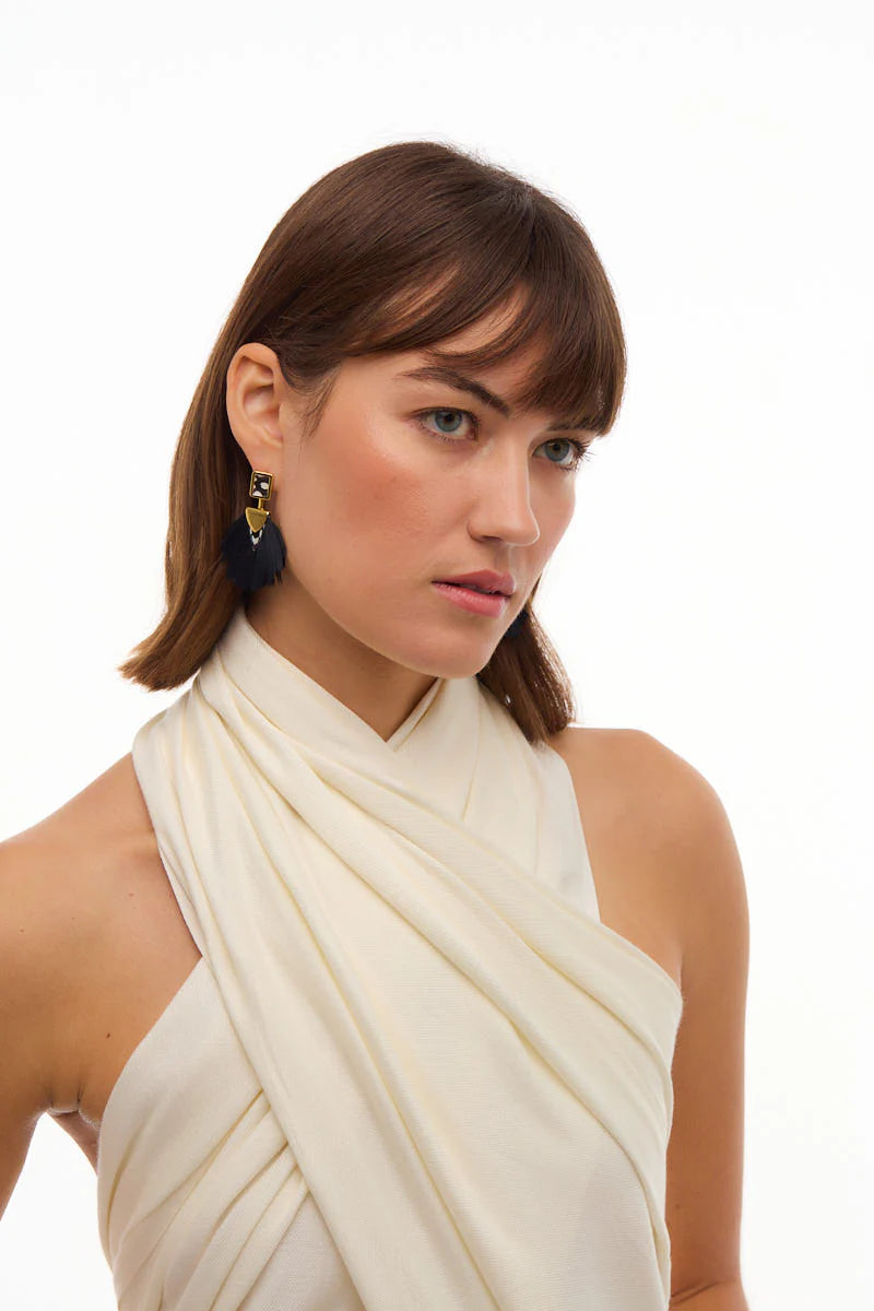 Bar Bay Statement Earring