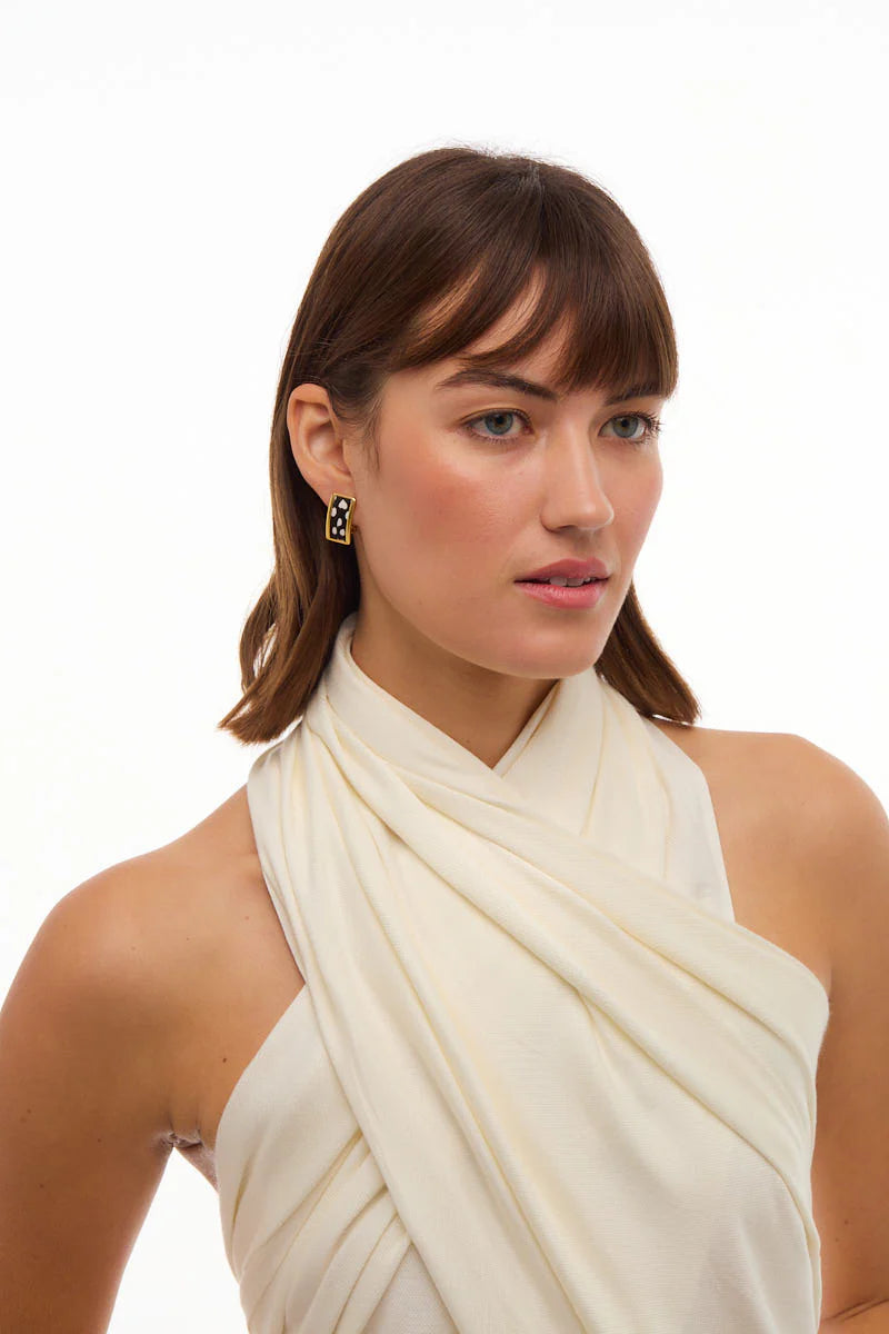 Blackwood Village Stud Earring