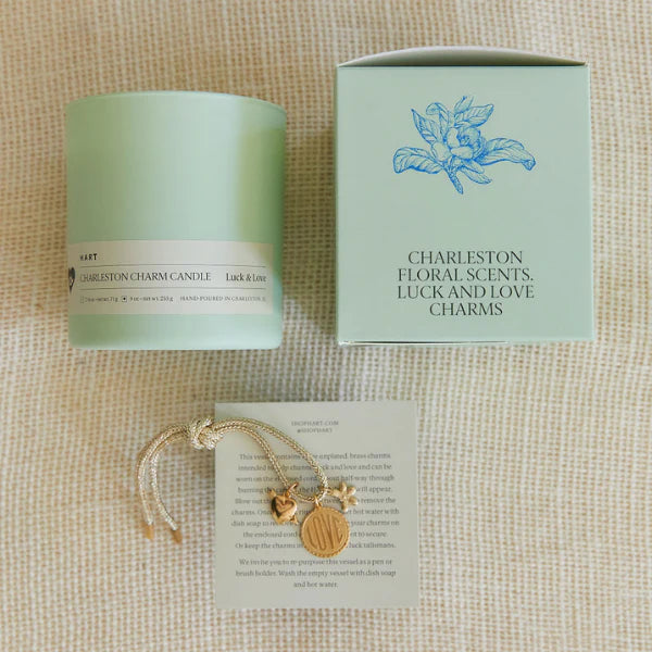 Charleston Candle- Luck and Love