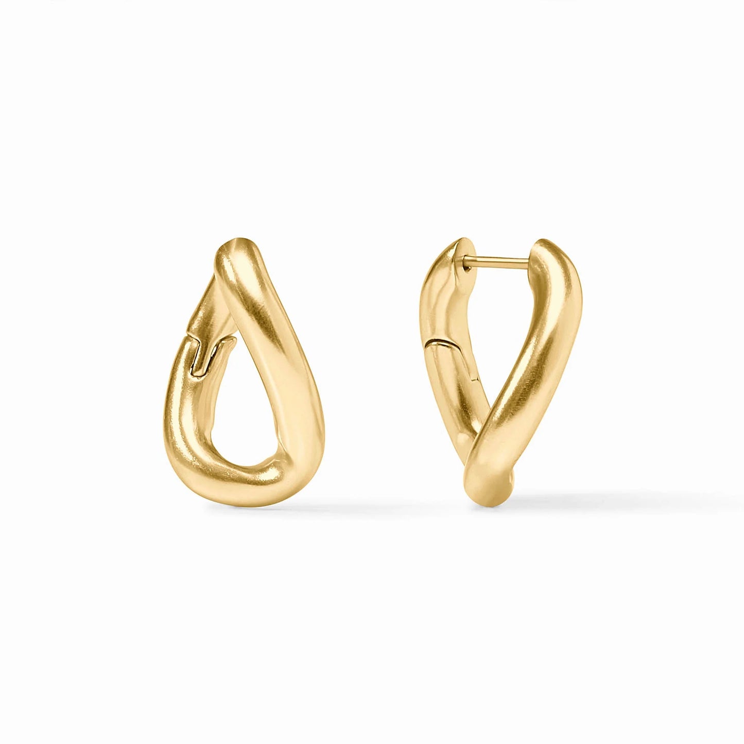 Dolce Hoop & Charm Earring-Iridescent Palmetto Green