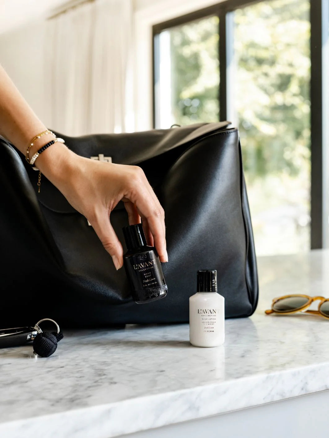 Mini Hand Care Set, Hand Soap + Hand Lotion- Fresh Linen