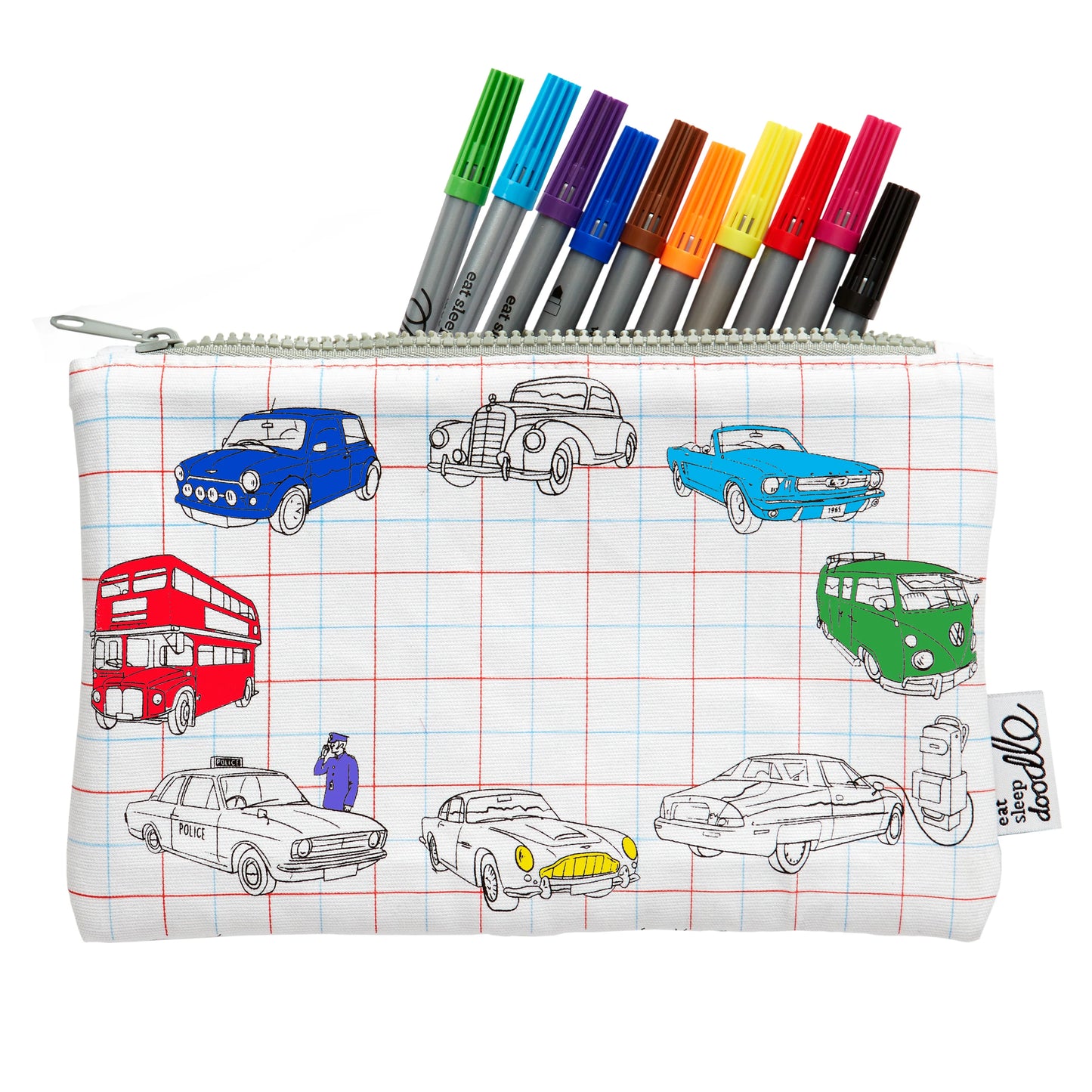 Working Wheels Pencil Case
