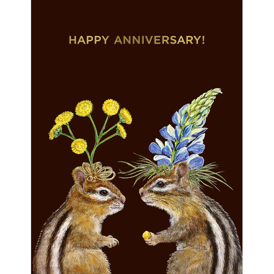 Anniversary Chipmunks Card