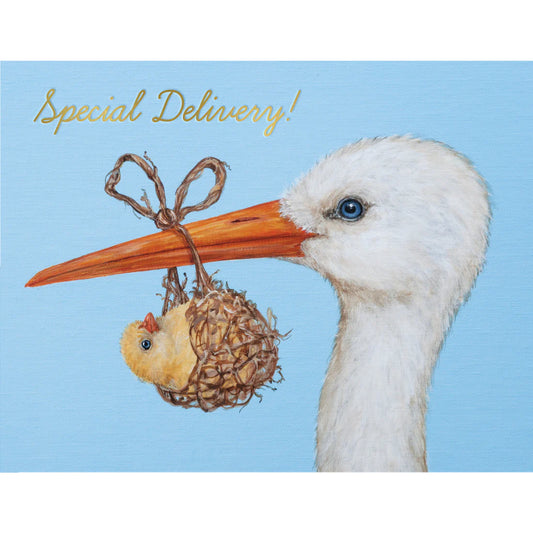 Baby Stork Card