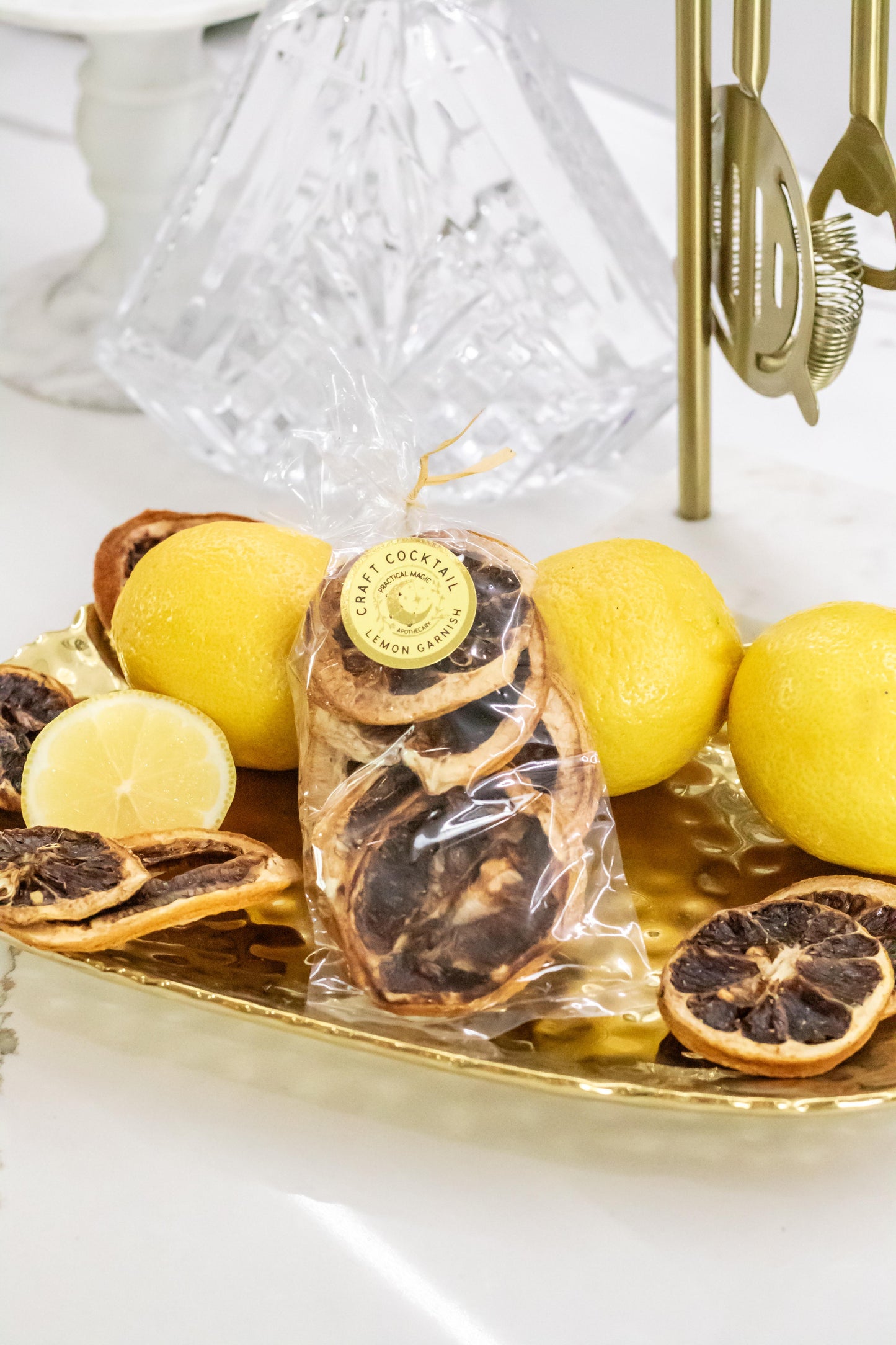 Dried Lemon Garnish 4-6 per pack