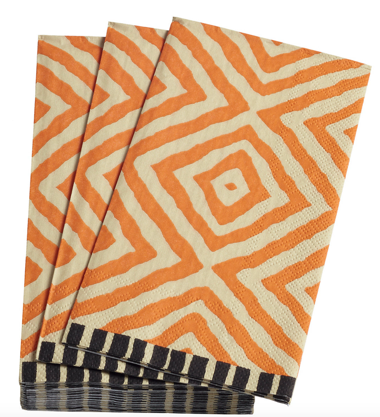 Arrows Orange Napkin
