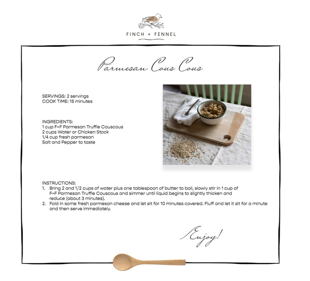 Parmesan Truffle Couscous