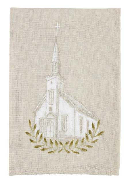 Church Painted Towel