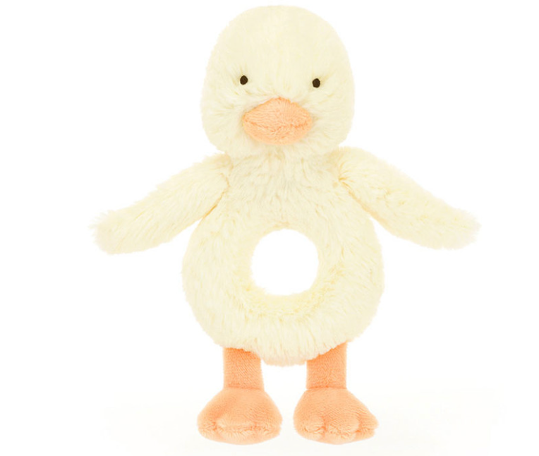 Bashful Duckling Ring Rattle