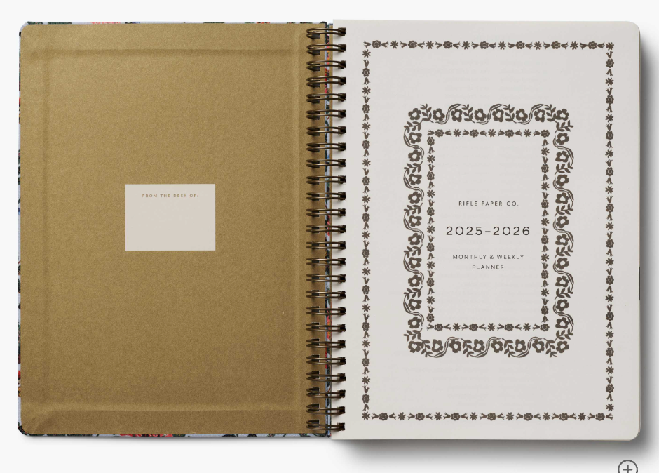 2025-2026 17-Month Academic Softcover Spiral Planner-Gracie
