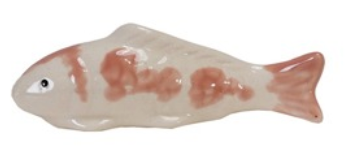 Stoneware Floating Fish- Pastel