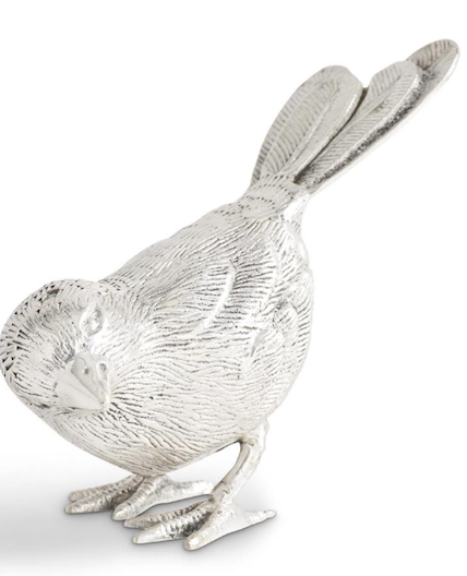 Antiqued Silver Song Birds