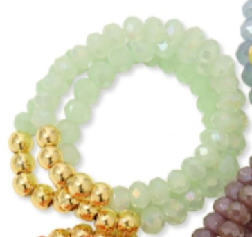 Ring -assorted stretch crystal rings