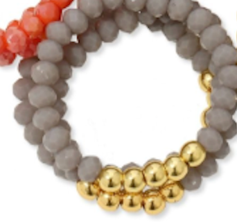 Ring -assorted stretch crystal rings