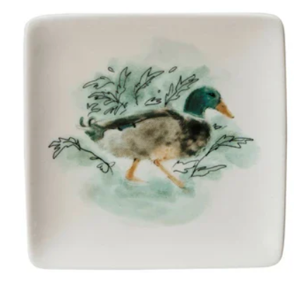 Stoneware Dish w/ Animal, 4 Styles