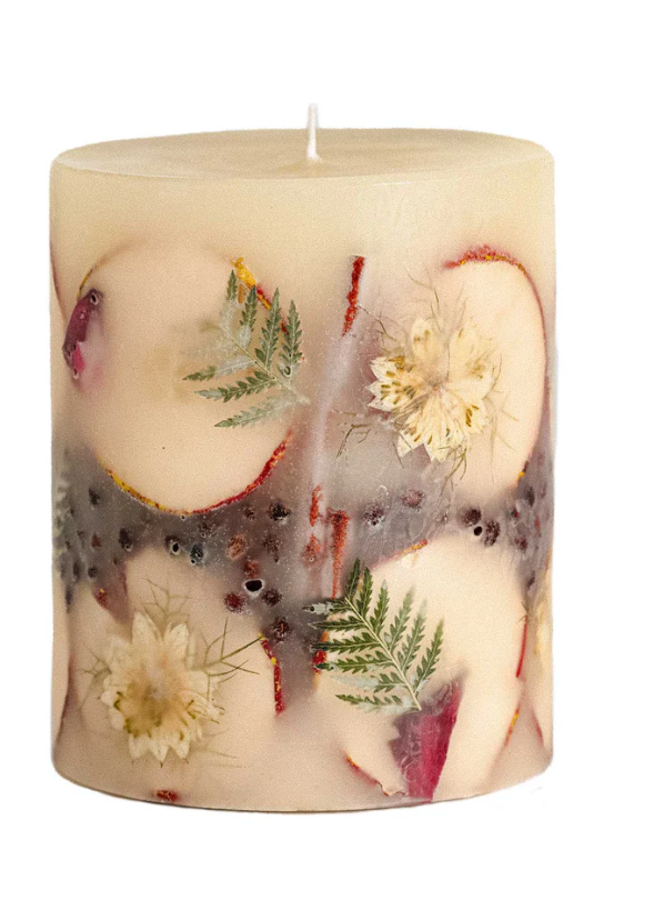 Spicy Apple Small Round Botanical Candle