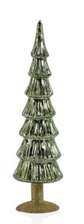 Miramonti Glass Tree on Gold Glitter Base-Large
