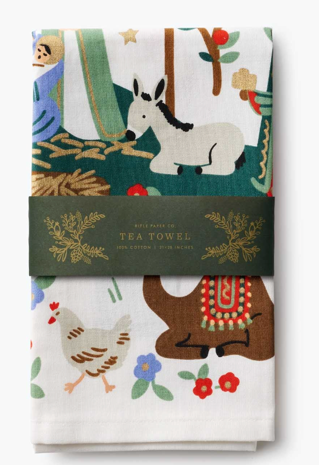 Nativity Tea Towel