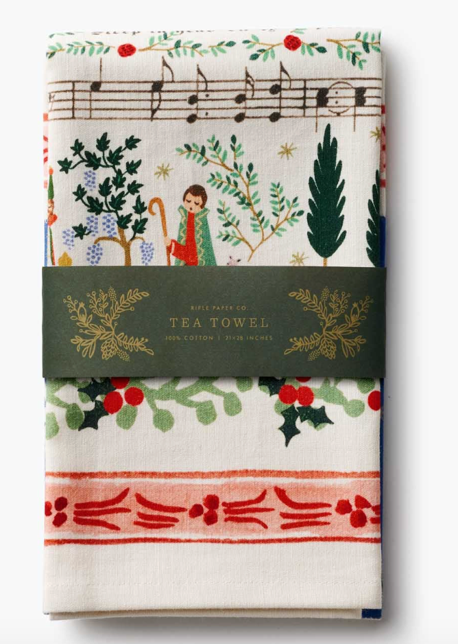 Silent Night Tea Towel