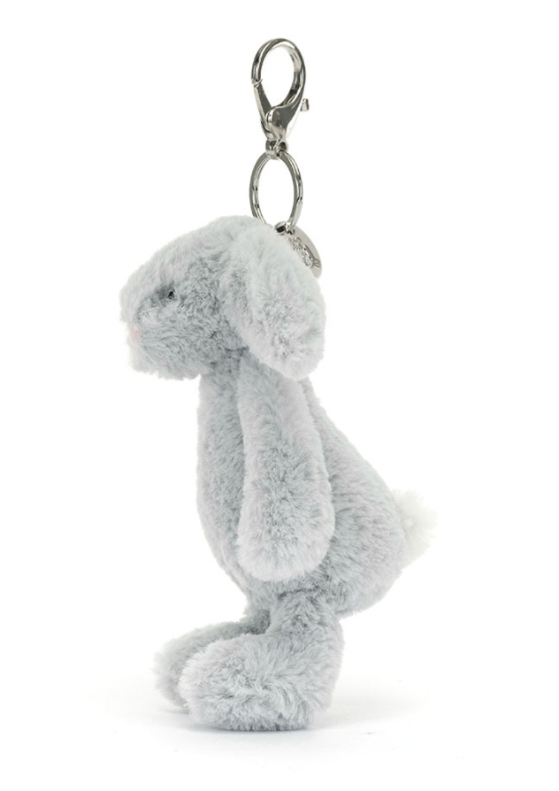 Bashful Silver Bunny Bag Charm
