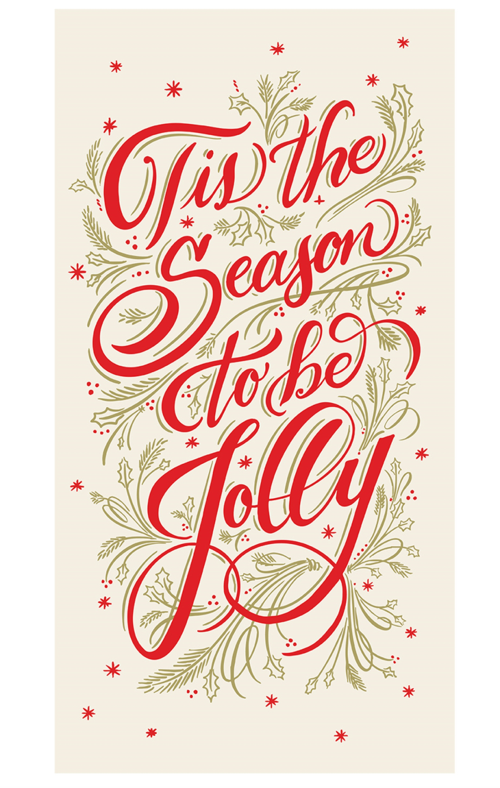 Tis' the Season Present Napkins