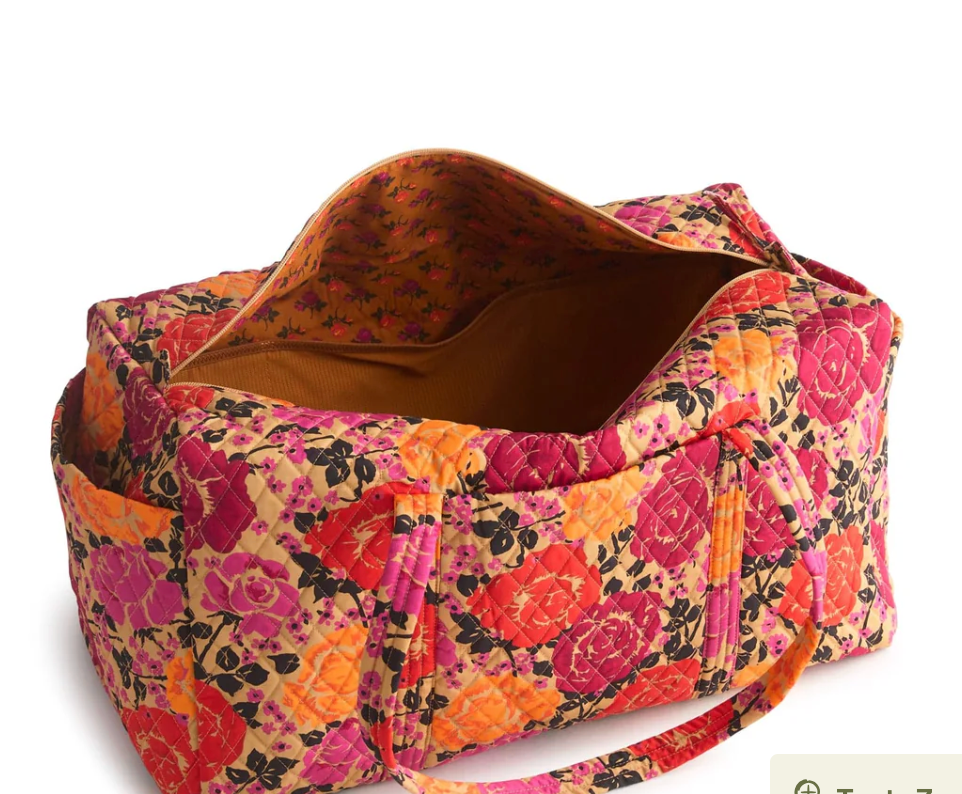 Large Original Duffel Bag- Coming Up Roses