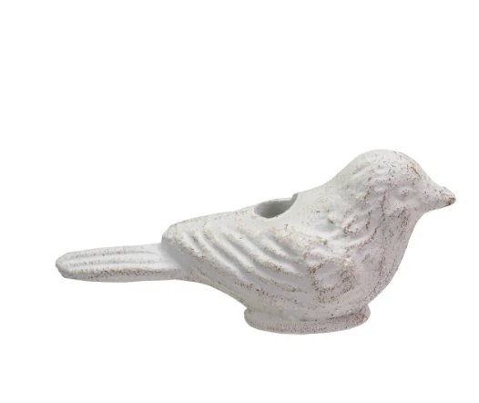 Cast Iron Bird Taper Holder, 2 Colors (Holds 1/2" Taper)