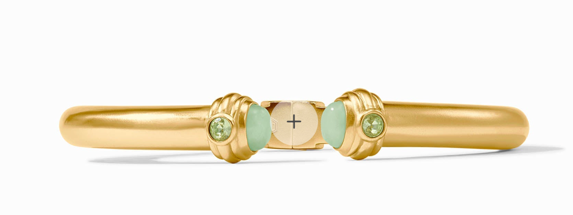 Portofino Demi Cuff- Aqua Jade