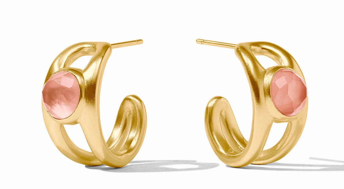 Laguna Stone Hoop-Iridescent Melon